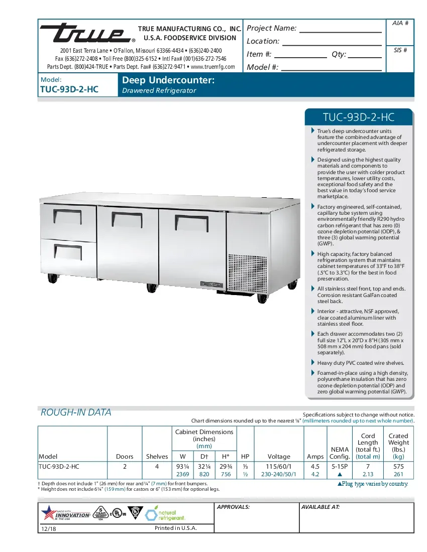 true-manufacturing-tuc-93d-2-hc-refrigerator-undercounter-reach-in-115v-93-260726cwf8dv.pdf