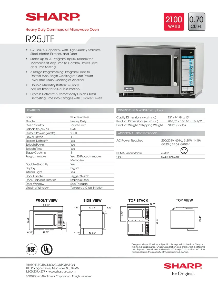 sharp-r25jtf-microwave-oven-208v-2100-watts-20-07-w-specsheet-260726cy5wso.pdf