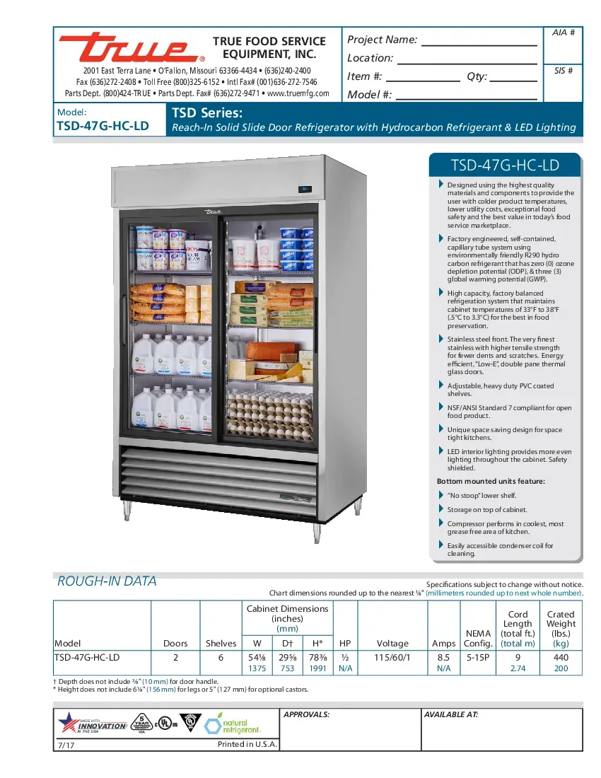 true-manufacturing-tsd-47g-hc-ld-refrigerator-reach-in-115v-specsheet-260719l9gahc.pdf