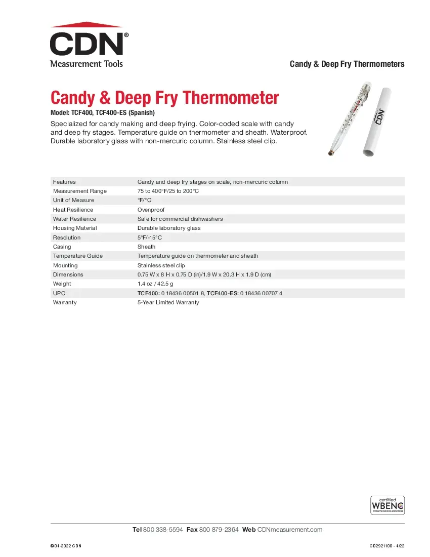 cdn-measurement-tools-tcf400-thermometer-candy-deep-fry-75-400f-lab-glass-c-260719su0wmx.pdf