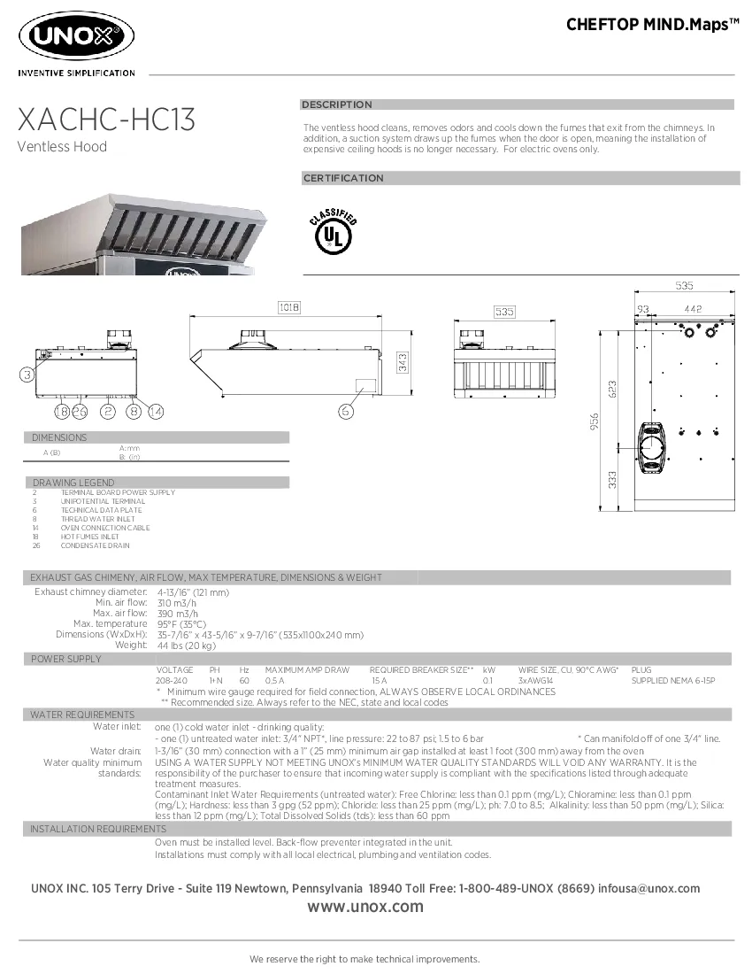 unox-xachc-hc13-ventless-exhaust-system-17-32-h-specsheet-2607268sa1o1.pdf