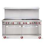 American Range , AR-8B-24RG, Range, 72" Restaurant, Gas