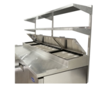 Atosa USA , MROS-67P, Stainless Steel Double Overshelf for 44" Pizza Prep Table