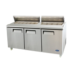 Atosa USA , MSF8308GR, Refrigerated Counter, Mega Top Sandwich / Salad Unit
