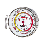 CDN Measurement Tools , GTS800X, Thermometer, Grill Surface 100 - 800F 2-1/4-In Dial W/ Temp Zone & Pick-Up Tabs