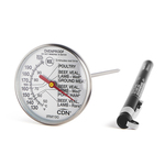 CDN Measurement Tools , IRM190, Thermometer, Cooking Ovenproof Meat 130 - 190F 1-3/4-In Dial 5-In Stem Anti-Microbial