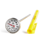 CDN Measurement Tools , IRT220, Thermometer, Cooking 0 - 220F 1-In Dial 5-In Stem Anti-Microbial