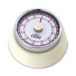 CDN Measurement Tools , MT4-W, Timer, Mechanical 1 Hour By Min 2-In Face - White