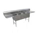 GSW USA , SH20243D, Sink, (3) Three Compartment