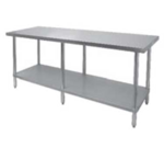 GSW USA , WT-E2472, Work Table,  63" - 72", Stainless Steel Top