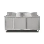 John Boos , 4BU4R5-3648-R, Work Table, Cabinet Base Hinged Doors