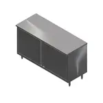 John Boos , 4CH6-3060, Work Table, Cabinet Base Hinged Doors