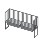 John Boos , ALMBR-6T, Boat Rack