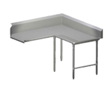 John Boos , CDT6-K6084GBK-R, Dishtable, Clean "L" Shaped
