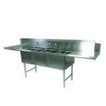 John Boos , DT3PB18244-2D24L, Dishtable, With Potsinks