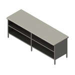John Boos , EBOP3-30108, Work Table, Poly Top