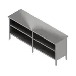 John Boos , EBOS6-30108, Work Table, Cabinet Base Open Front