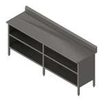 John Boos , EBOS6R5-3084, Work Table, Cabinet Base Open Front