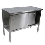 John Boos , EBSS4-2448, Work Table, Cabinet Base Sliding Doors