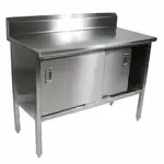 John Boos , EBSS4R5-3084, Work Table, Cabinet Base Sliding Doors