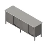 John Boos , EBSS6-3084, Work Table, Cabinet Base Sliding Doors