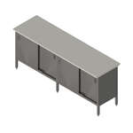 John Boos , EBSS6-3096, Work Table, Cabinet Base Sliding Doors