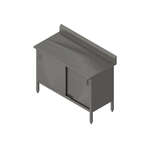 John Boos , EBSS6R5-3072, Work Table, Cabinet Base Sliding Doors