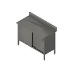 John Boos , EBSS6R5-3072, Work Table, Cabinet Base Sliding Doors