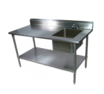 John Boos , EPT8R5-3072GSK-R, Work Table, with Prep Sink(s)