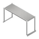 John Boos , OSE16FK-12120, Overshelf, Table-Mounted