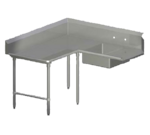 John Boos , SDT4-K6084SBK-L, Dishtable, Soiled "L" Shaped