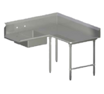 John Boos , SDT6-K6060GBK-R, Dishtable, Soiled "L" Shaped