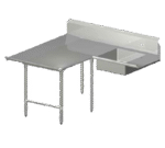 John Boos , SDT6-L70144SBK-L, Dishtable, Soiled "L" Shaped