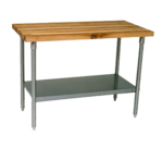John Boos , SNS03, Work Table, Wood Top