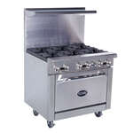 Royal Range of California , RR-6, Range, 36" Restaurant, Gas