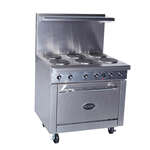 Royal Range of California , RRE-6, Range, 36" Restaurant, Electric